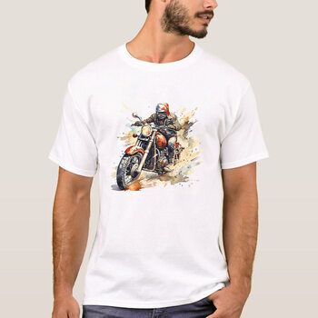 تیشرت طرح موتور