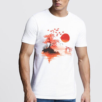 تیشرت طرح ژاپنی