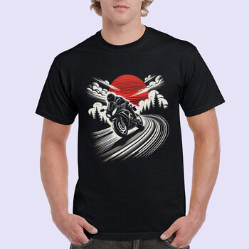 تیشرت طرح موتور