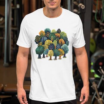 تیشرت طرح جنگل