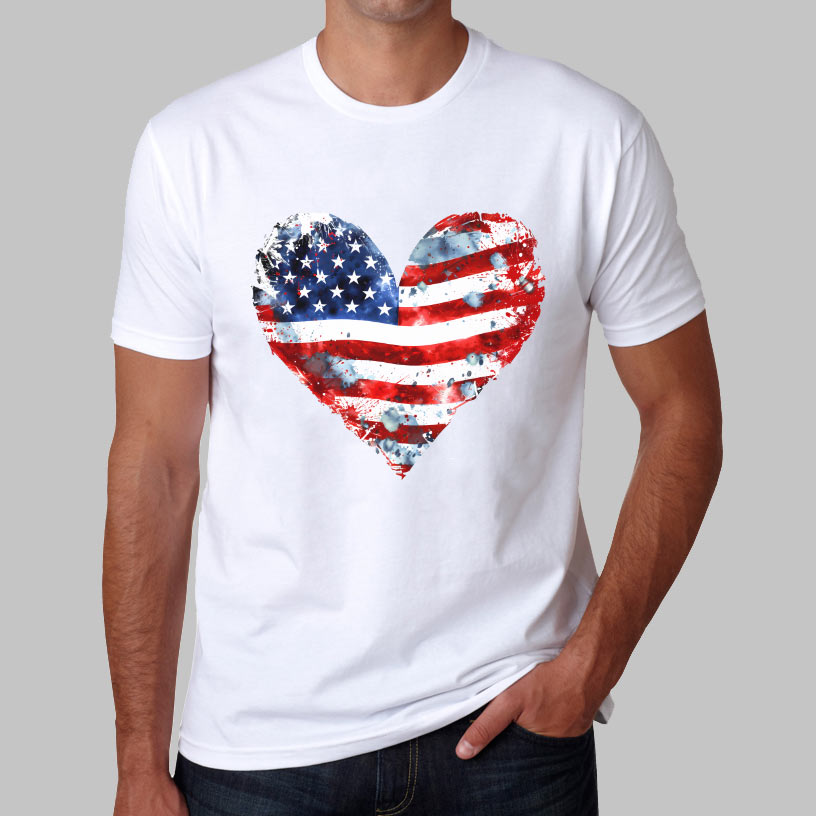 تیشرت طرح قلب