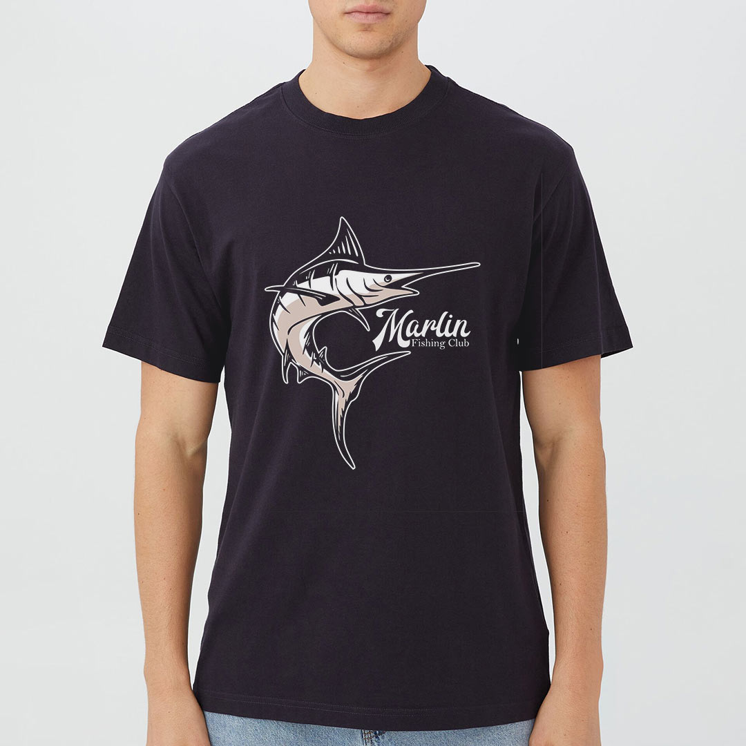 تیشرت طرح ماهیگیری