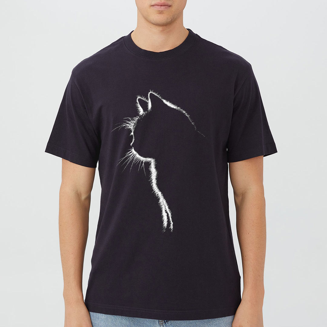 تیشرت طرح گربه