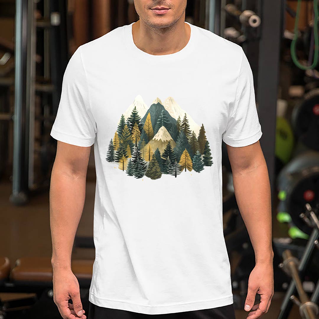 تیشرت طرح منظره