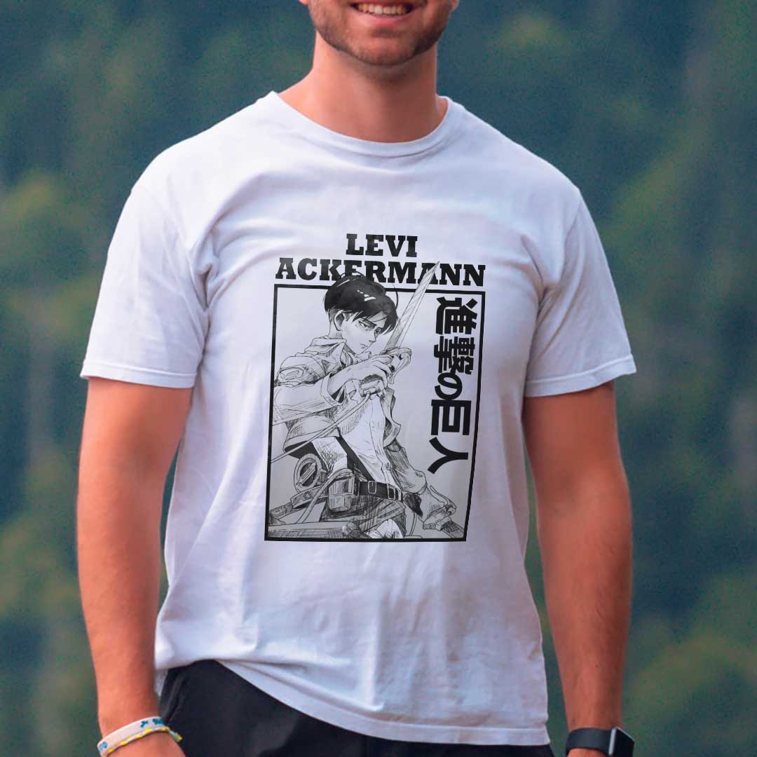 pzood.com_29173836248290 تیشرت انیمه لوی آکرمن - AOT Levi Ackermann - تصویر 1