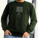 پلیور بامزه طرح آدمک قهوه - تصویر 4