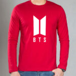 تیشرت آستین بلند لوگو BTS - تصویر 2