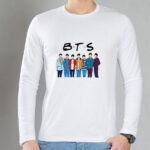 تیشرت آستین بلند طرح نقاشی گروه BTS