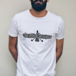 تیشرت طرح ایرانی فروهر کوروش کبیر