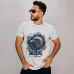 تیشرت طرح عقاب queens