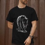 تیشرت طرح پلنگ سیاه جگوار