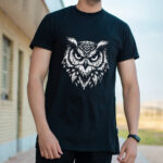 تیشرت طرح جغد گنگ